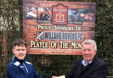 January Player of the month. Josh Searle