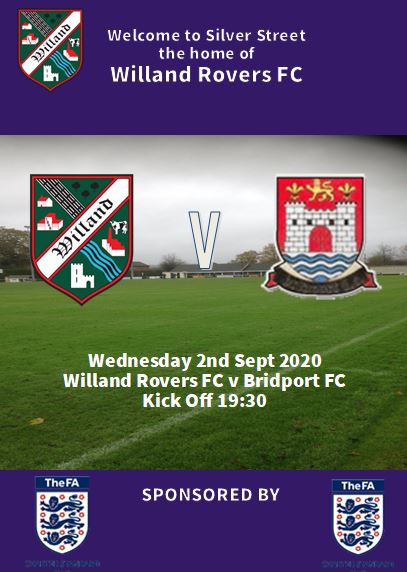 Download or View – Willand Rovers FC v Bridport FC – Matchday Programme.