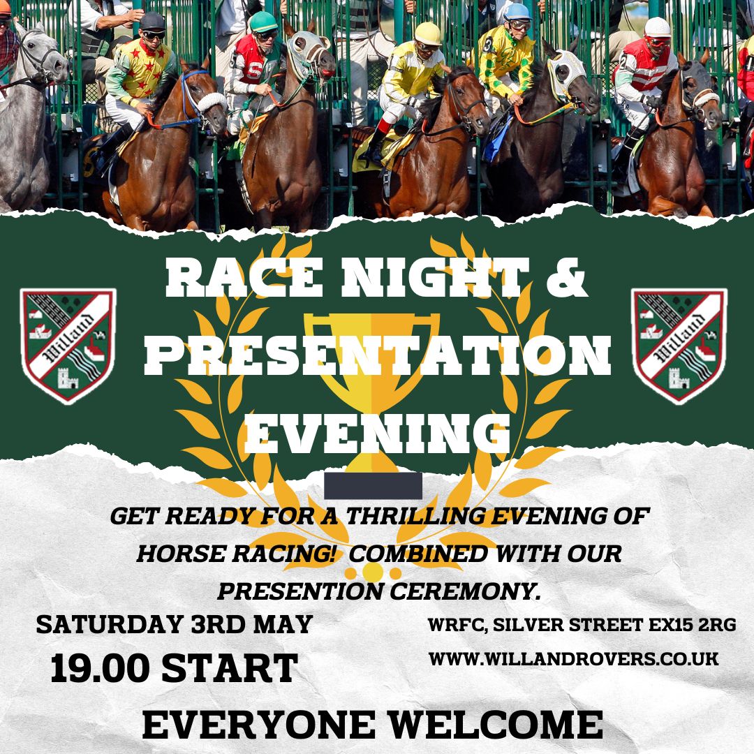 End of Season Race Night & Presentation Evening