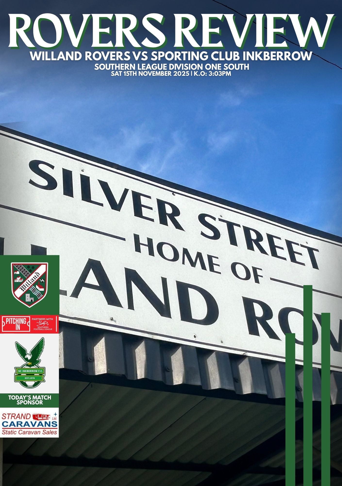 Download or View – Willand Rovers F.C v Inkberrow – Matchday Programme