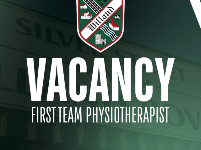 Vacancy: First Team Physiotherapist