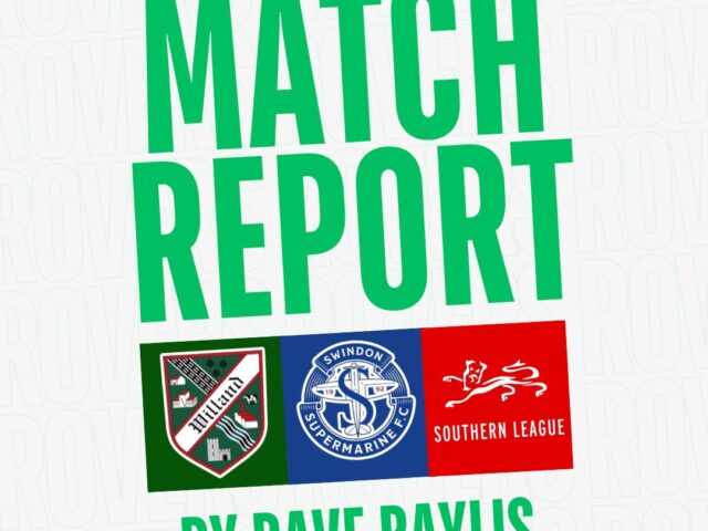 Match report WRFC Vs Swindon Supermarine
