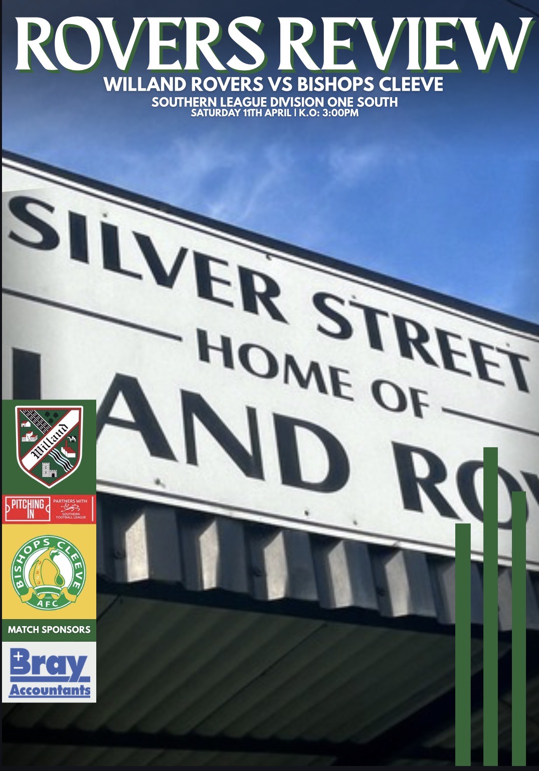 Download or View – Willand Rovers F.C v Bishops cleeve – Matchday Programme