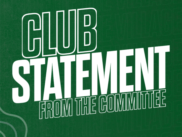 Statement from the Chairman