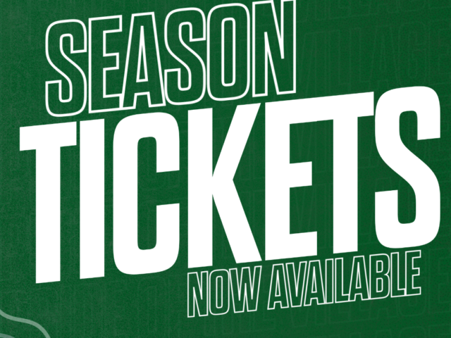 ‘Early-bird’ season tickets – now available