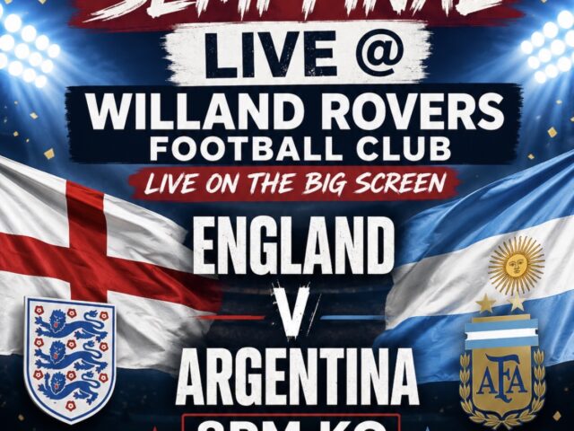 World Cup Semi Final Live @ WRFC