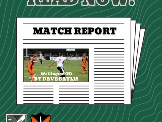 Match report WRFC vs Wellington A.F.C