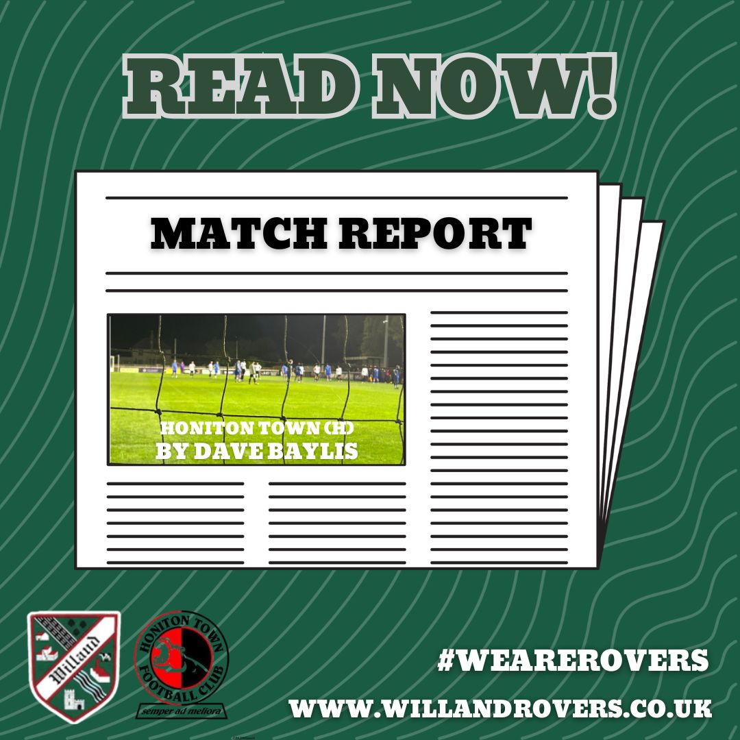 Match Report WRFC v HONITON TOWN